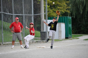 2012 Select Tournament Annette A's Ethan 3rd base catch