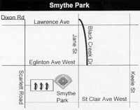 Map of Smythe Park location